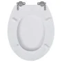 Toilet Seats with Soft Close Lids 2 Pcs White MDF by vidaXL, Toilet and bidet seats - Ref: Foro24-275885, Price: 76,25 €, Dis...