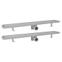 Desagüe lineal de ducha 2 piezas 830x140 mm acero inoxidable de vidaXL, Desagües - Ref: Foro24-275950, Precio: 121,17 €, Desc...