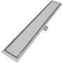 Desagüe lineal de ducha 2 piezas 830x140 mm acero inoxidable de vidaXL, Desagües - Ref: Foro24-275950, Precio: 121,17 €, Desc...