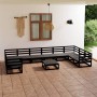 Juego de muebles de jardín 11 piezas madera maciza de pino en Conjuntos de jardín | Comprar online en Foru.es