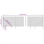 Green anchor spiked wire fence 1.6x10 m by vidaXL, fence panels - Ref: Foro24-153924, Price: 104,44 €, Discount: %