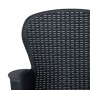 Mesa y sillas de jardín 3 piezas plástico gris aspecto ratán de vidaXL, Conjuntos de jardín - Ref: Foro24-276113, Precio: 240...