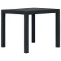 Mesa y sillas de jardín 3 piezas plástico gris aspecto ratán de vidaXL, Conjuntos de jardín - Ref: Foro24-276113, Precio: 240...