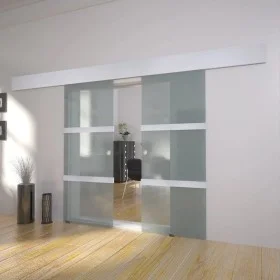 Double sliding glass door by vidaXL, Doors for the home - Ref: Foro24-273735, Price: 551,05 €, Discount: %
