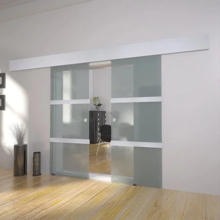 Doppelte Glasschiebetür von vidaXL, Türen für zu Hause - Ref: Foro24-273735, Preis: 551,05 €, Rabatt: %