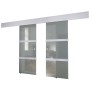 Puerta corredera doble de vidrio de vidaXL, Puertas para el hogar - Ref: Foro24-273735, Precio: 516,16 €, Descuento: %