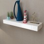 Estantes de pared flotantes con cajones 2 uds blanco 80 cm de vidaXL, Estantes y estanterías - Ref: Foro24-276002, Precio: 10...