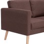 Conjunto de sofás 2 piezas tela marrón de vidaXL, Sofás - Ref: Foro24-276852, Precio: 557,97 €, Descuento: %