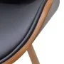 Esszimmerstühle 4 Einheiten Kunstleder und gebogenes Holz von vidaXL, Essstühle - Ref: Foro24-271948, Preis: 373,08 €, Rabatt: %