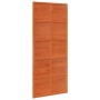 Puerta de granero madera maciza pino marrón miel 90x208 cm en Puertas | Comprar online en Foru.es