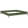 Arriate de acero verde oliva 100x100x18,5 cm en Macetas y jardineras | Comprar online en Foru.es