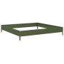 Arriate de acero verde oliva 100x100x18,5 cm en Macetas y jardineras | Comprar online en Foru.es