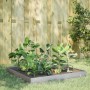 Jardinera de acero galvanizado 100x100x18,5 cm en Macetas y jardineras | Comprar online en Foru.es