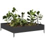 Arriate de acero negro 100x100x26 cm en Macetas y jardineras | Comprar online en Foru.es