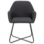 Sillas de comedor 6 unidades de tela negra de vidaXL, Sillas de comedor - Ref: Foro24-277107, Precio: 603,79 €, Descuento: %
