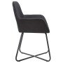 Sillas de comedor 6 unidades de tela negra de vidaXL, Sillas de comedor - Ref: Foro24-277107, Precio: 603,79 €, Descuento: %