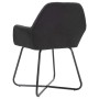 Sillas de comedor 6 unidades de tela negra de vidaXL, Sillas de comedor - Ref: Foro24-277107, Precio: 603,79 €, Descuento: %
