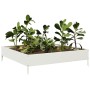 Arriate de acero blanco 100x100x26 cm en Macetas y jardineras | Comprar online en Foru.es