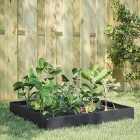 Arriate de acero gris antracita 100x100x26 cm en Macetas y jardineras | Comprar online en Foru.es