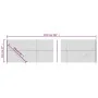 Green wire fence with ties 2.2x25 m by vidaXL, fence panels - Ref: Foro24-153951, Price: 247,55 €, Discount: %