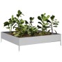 Jardinera de acero galvanizado 100x100x26 cm en Macetas y jardineras | Comprar online en Foru.es