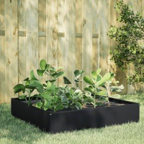 Arriate de acero negro 100x100x26 cm en Macetas y jardineras | Comprar online en Foru.es