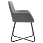 Sillas de comedor 6 unidades de tela gris oscuro de vidaXL, Sillas de comedor - Ref: Foro24-277097, Precio: 605,63 €, Descuen...