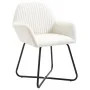 Sillas de comedor 4 unidades tela color crema de vidaXL, Sillas de comedor - Ref: Foro24-277098, Precio: 396,66 €, Descuento: %
