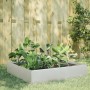 Jardinera de acero inoxidable 100x100x33,5 cm en Macetas y jardineras | Comprar online en Foru.es