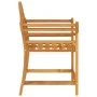 Silla de jardín madera maciza de teca 88x60x92 cm de vidaXL, Sillas de jardín - Ref: Foro24-363236, Precio: 209,75 €, Descuen...