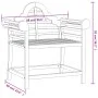 Silla de jardín madera maciza de teca 88x60x92 cm de vidaXL, Sillas de jardín - Ref: Foro24-363236, Precio: 209,75 €, Descuen...