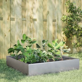 Jardinera de acero galvanizado 100x100x33,5 cm en Macetas y jardineras | Comprar online en Foru.es