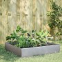 Jardinera de acero galvanizado 100x100x33,5 cm en Macetas y jardineras | Comprar online en Foru.es