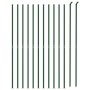 Cerca de alambre con brida verde 2x25 m de vidaXL, Paneles de vallas - Ref: Foro24-153950, Precio: 181,29 €, Descuento: %