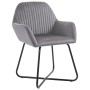 Sillas de comedor 4 unidades de terciopelo gris de vidaXL, Sillas de comedor - Ref: Foro24-277009, Precio: 386,57 €, Descuent...