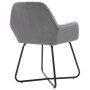 Sillas de comedor 4 unidades de terciopelo gris de vidaXL, Sillas de comedor - Ref: Foro24-277009, Precio: 386,57 €, Descuent...