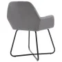 Sillas de comedor 4 unidades de terciopelo gris de vidaXL, Sillas de comedor - Ref: Foro24-277009, Precio: 381,50 €, Descuent...