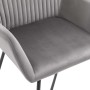 Sillas de comedor 4 unidades de terciopelo gris de vidaXL, Sillas de comedor - Ref: Foro24-277009, Precio: 386,57 €, Descuent...