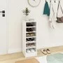 Mueble zapatero de madera contrachapada blanco 31,5x35x90 cm de vidaXL, Zapateros y organizadores de calzado - Ref: Foro24-80...