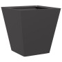 Jardineras 2 unidades acero negro 30x30x30 cm en Macetas y jardineras | Comprar online en Foru.es