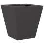Jardineras 2 unidades acero negro 30x30x30 cm en Macetas y jardineras | Comprar online en Foru.es
