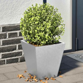 Jardineras 2 unidades acero galvanizado 30x30x30 cm en Macetas y jardineras | Comprar online en Foru.es
