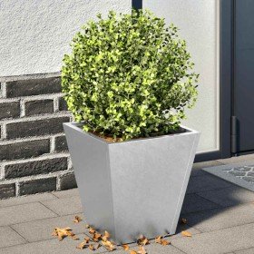 Jardineras 2 unidades acero galvanizado 30x30x30 cm en Macetas y jardineras | Comprar online en Foru.es
