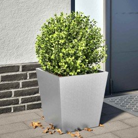 Jardinera de acero galvanizado 40x40x40 cm en Macetas y jardineras | Comprar online en Foru.es