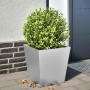 Jardinera de acero galvanizado 40x40x40 cm en Macetas y jardineras | Comprar online en Foru.es