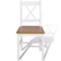 Sillas de comedor 6 unidades madera de pino blancas de vidaXL, Sillas de comedor - Ref: Foro24-271497, Precio: 294,14 €, Desc...
