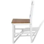 Sillas de comedor 6 unidades madera de pino blancas de vidaXL, Sillas de comedor - Ref: Foro24-271497, Precio: 294,14 €, Desc...