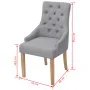 Sillas de comedor 6 unidades de tela gris claro de vidaXL, Sillas de comedor - Ref: Foro24-274422, Precio: 637,33 €, Descuent...