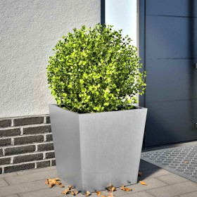 Jardinera de acero galvanizado 50x50x50 cm en Macetas y jardineras | Comprar online en Foru.es