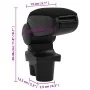 Reposabrazos para coche ABS negro 13x36x(30-46) cm de vidaXL, Asientos para vehículos motorizados - Ref: Foro24-154674, Preci...